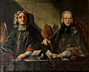 Virgilius Augustin Maria von Firmian and Joseph Oswald Reichsgraf von Attems. Free illustration for personal and commercial use.