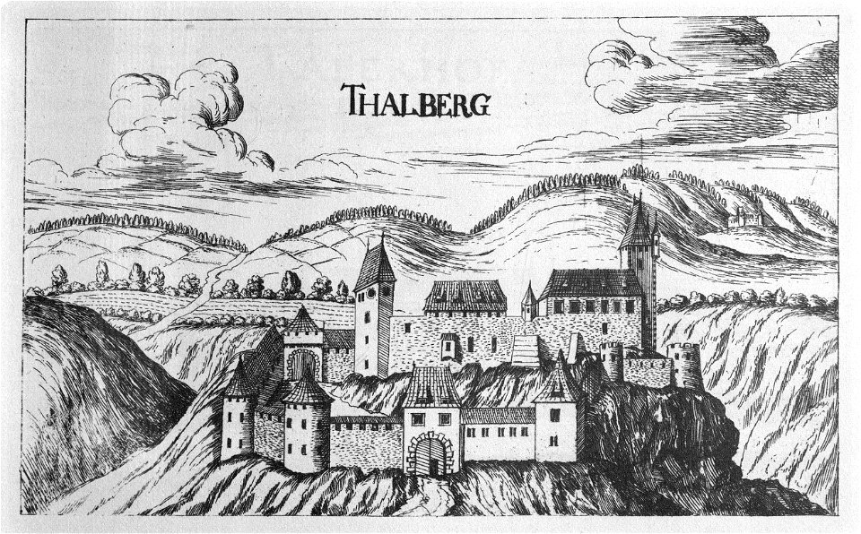 Vischer - Topographia Ducatus Stiriae - 429 Thalberg bei Friedberg