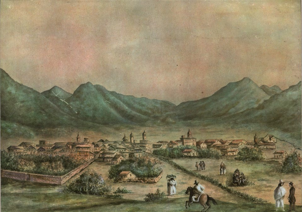 Vista de la ciudad de Salta, según Besnes e Irigoyen