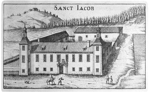 Vischer - Topographia Ducatus Stiriae - 365 St. Jacob in der Windischen Büheln - Jakobski dol
