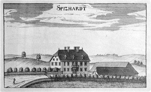 Vischer - Topographia Ducatus Stiriae - 400 Spitzhart bei Fürstenfeld