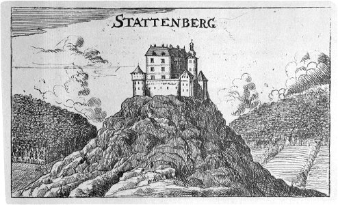 Vischer - Topographia Ducatus Stiriae - 408 Stattenberg bei Windisch Feistritz - Statenberg
