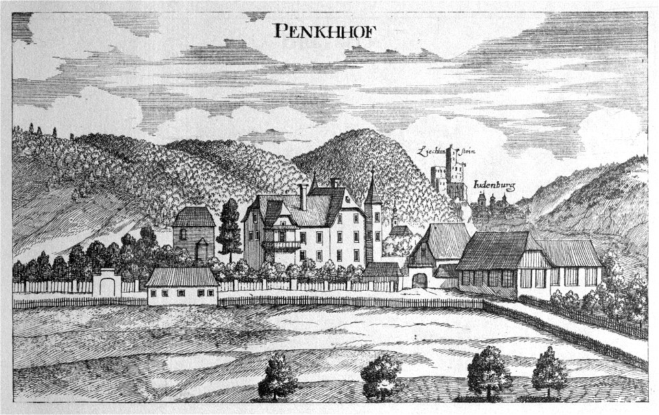 Vischer - Topographia Ducatus Stiriae - 295 Penkhof bei Weißkirchen