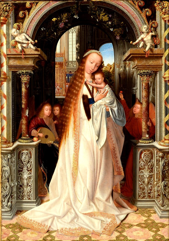 Virgin with child-Quentin Metsys-MBA Lyon A2908-IMG 0271