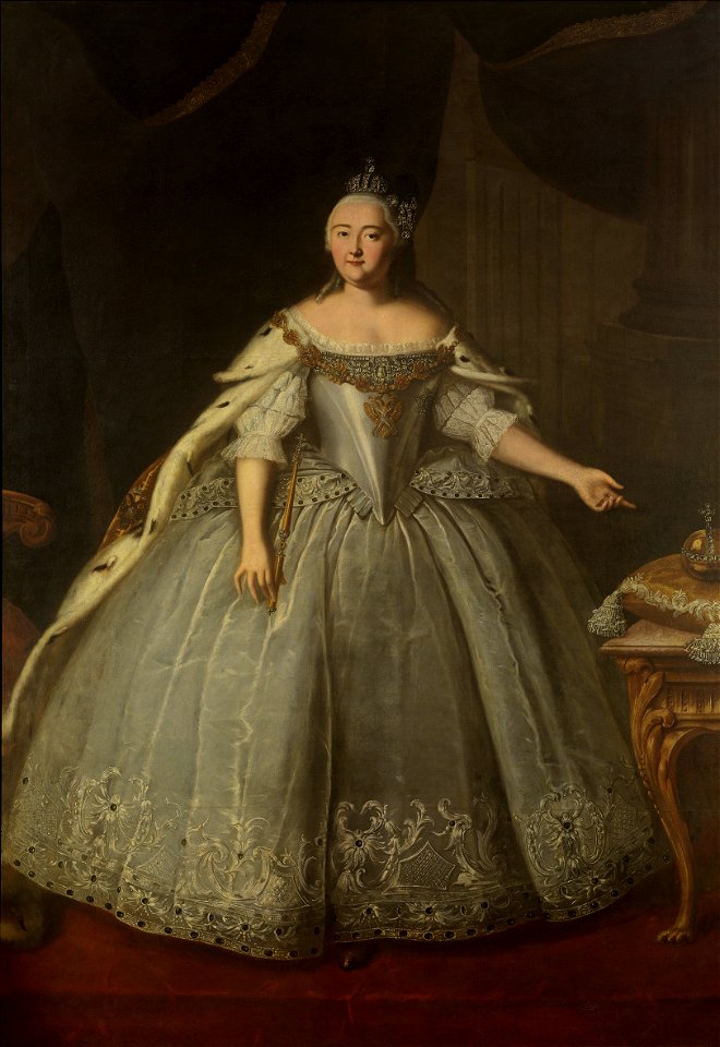 Portrait of Empress Elizaveta Petrovna by Ivan Vishnyakov