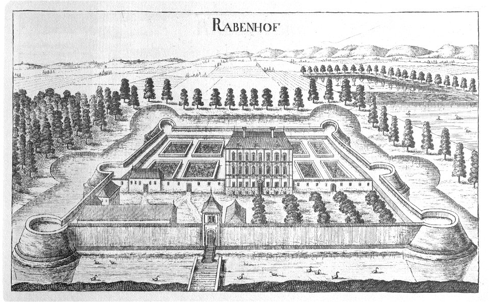 Vischer - Topographia Ducatus Stiriae - 323 Rabenhof bei Leibnitz