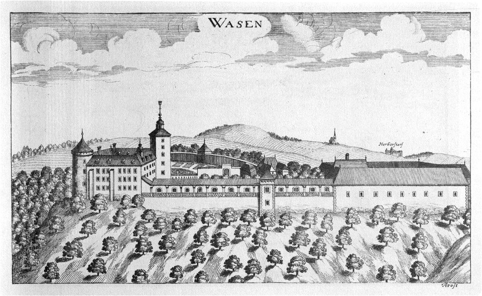 Vischer - Topographia Ducatus Stiriae - 456 Waasen bei Wildon