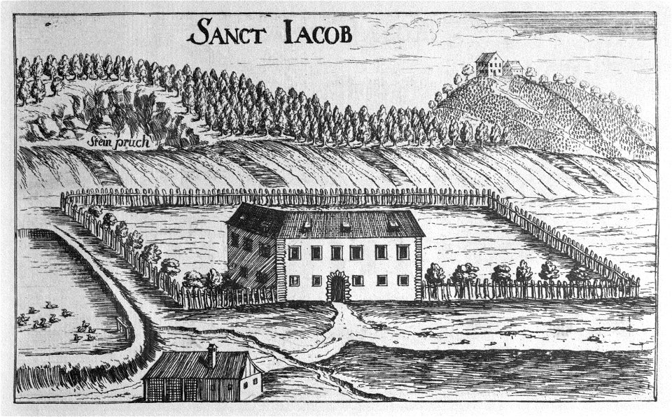 Vischer - Topographia Ducatus Stiriae - 364 St. Jacob in der Windischen Büheln - Jakobski dol