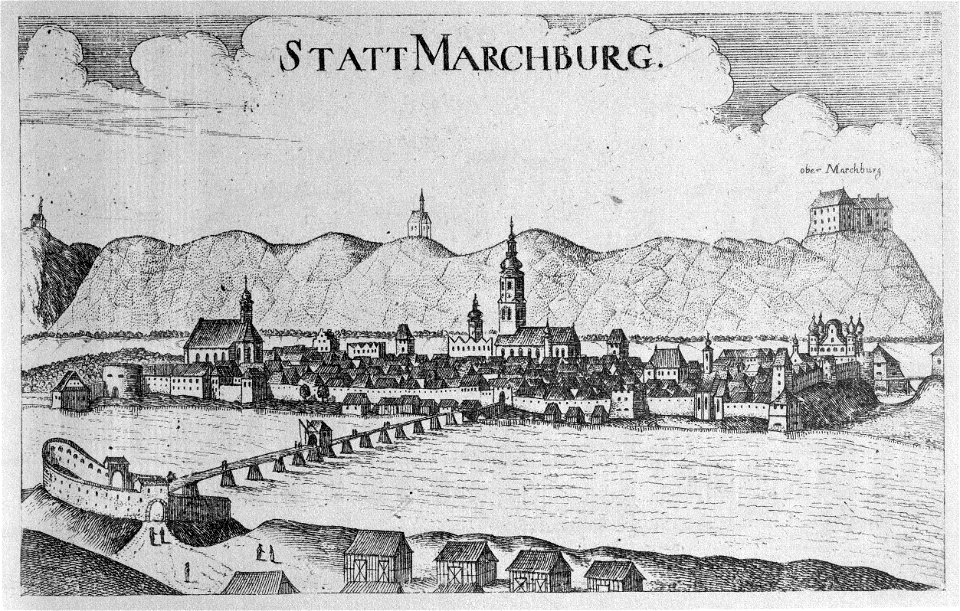 Vischer - Topographia Ducatus Stiria - 247 Marburg - Maribor