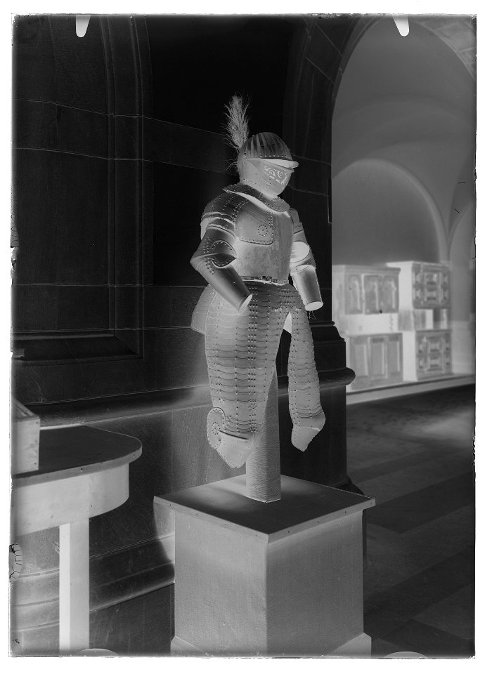Visirhjälm, 1600-tal, Lamms samling nr 1007 - Livrustkammaren - 43144-negative