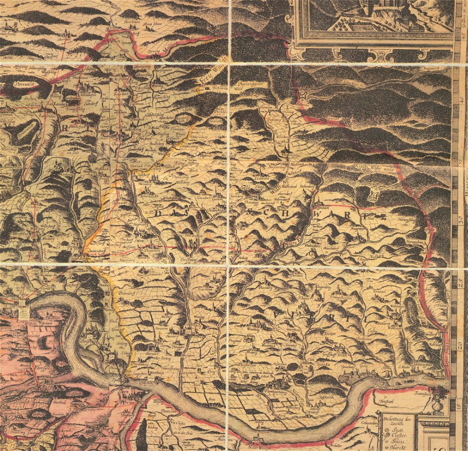 Vischer 1667 - Das Schwartzviertl