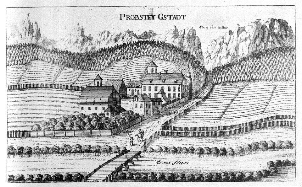 Vischer - Topographia Ducatus Stiria - 148 Gstatt bei Öblarn