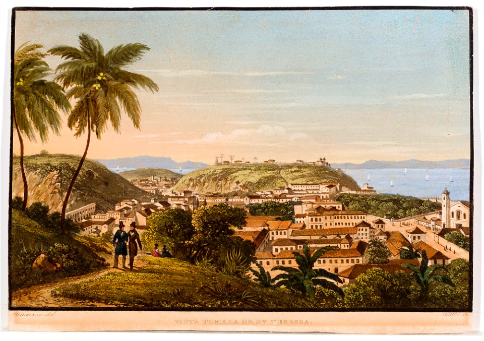 Vista tomada de Sta. Thereza (2), da Coleção Brasiliana Iconográfica