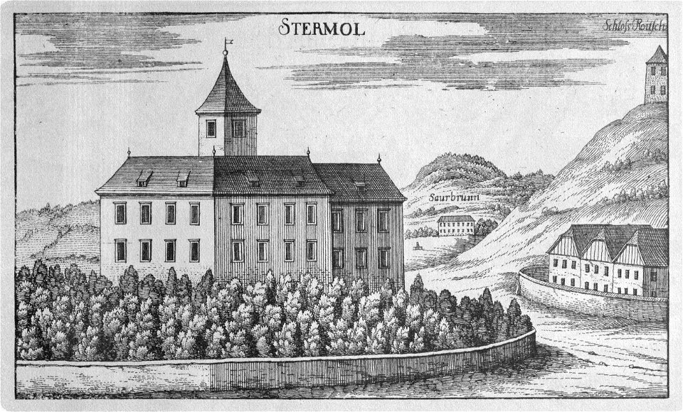 Vischer - Topographia Ducatus Stiriae - 411 Stermol bei Rohitsch - Strmol