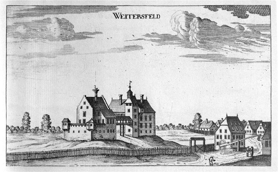 Vischer - Topographia Ducatus Stiriae - 468 Weitersfeld bei Mureck