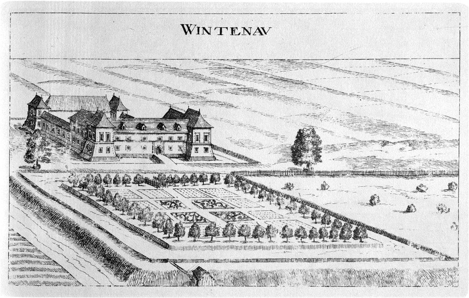 Vischer - Topographia Ducatus Stiriae - 479 Windenau bei Marburg - Betnava