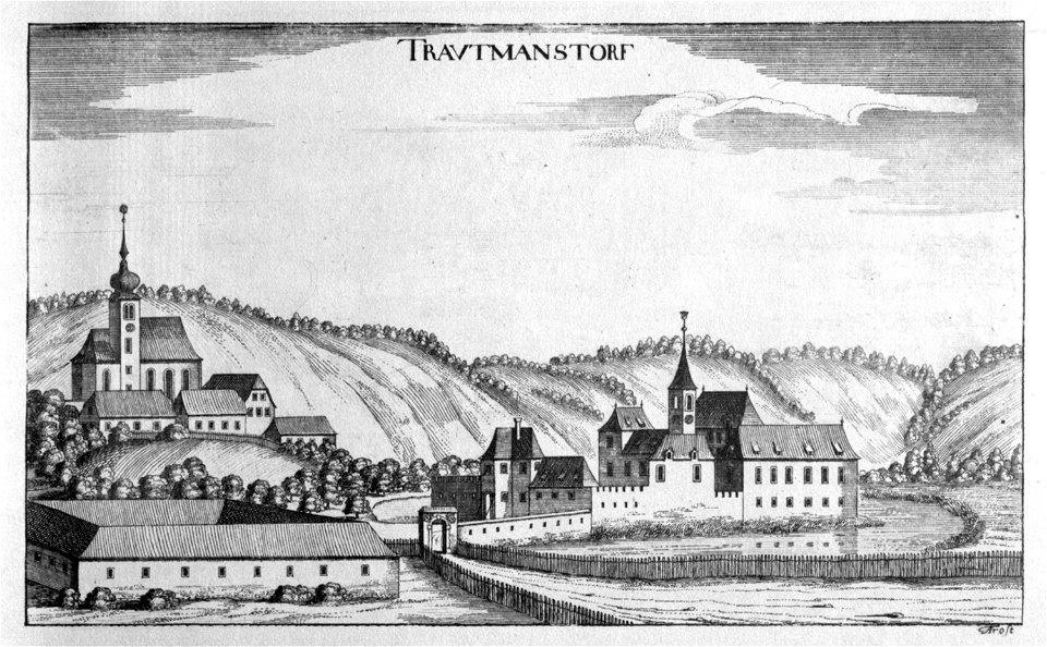 Vischer - Topographia Ducatus Stiriae - 444 Trautmannsdorf bei Feldbach