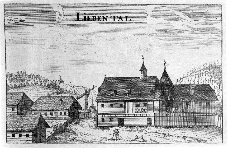 Vischer - Topographia Ducatus Stiria - 233 Liebental bei Kirchbach