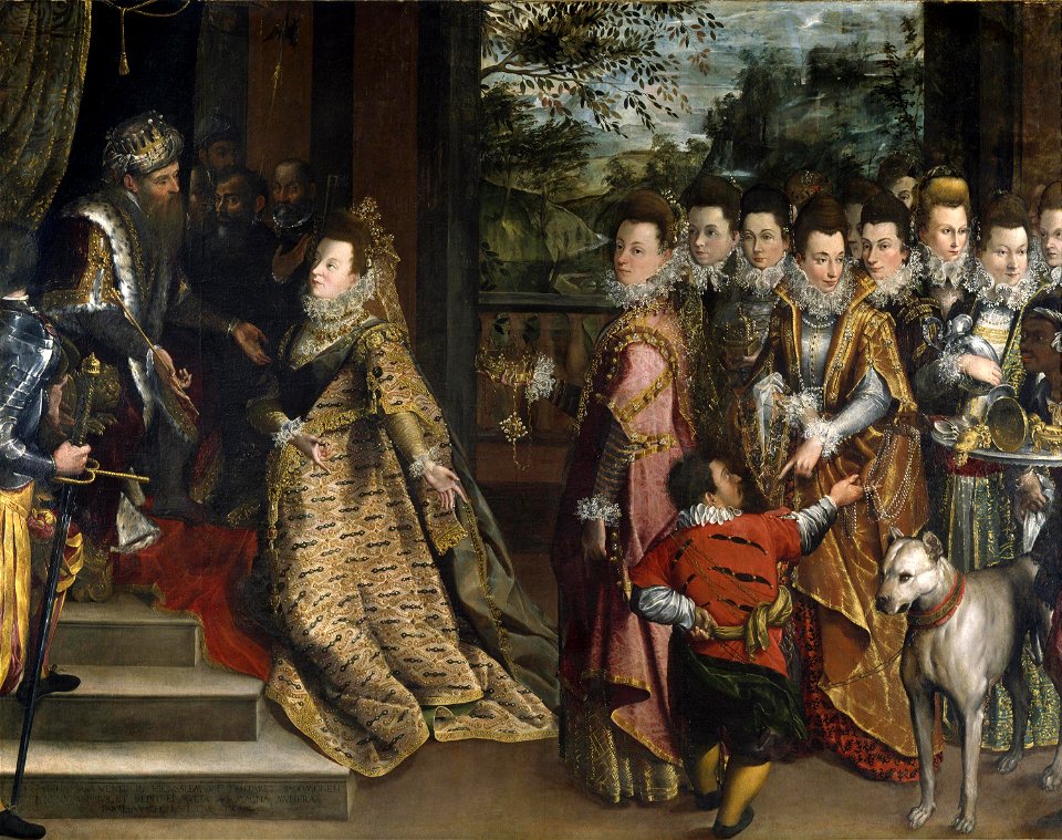 Visit of the Queen of Sheba to Solomon by L. Fontana (c. 1600, NGI)