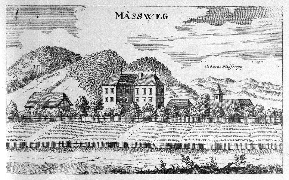 Vischer - Topographia Ducatus Stiria - 257 Maßweg bei Knittelfeld