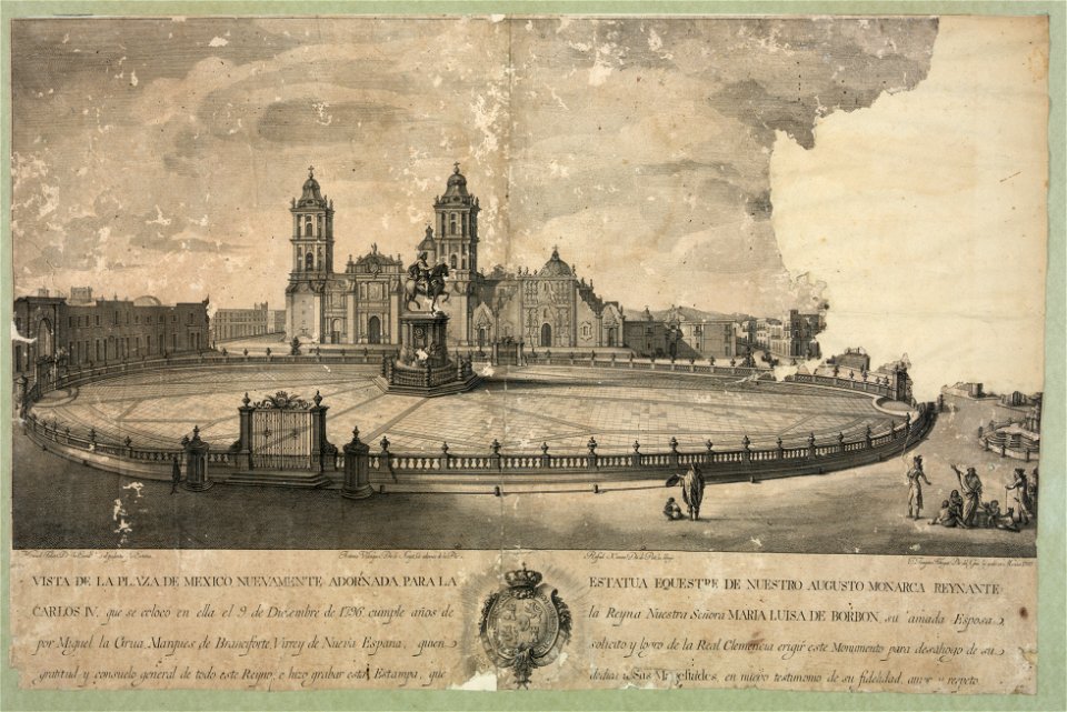 Vista de la plaza de Mexico LCCN2003680914