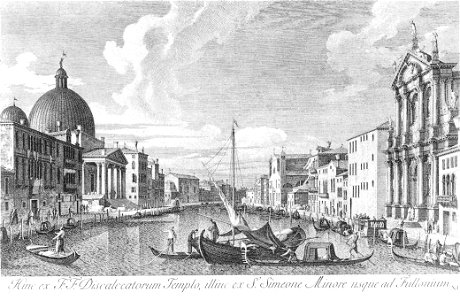 Antonio Visentini - The Canal Grande with San Simeone Piccolo and the Scalzi - WGA25135