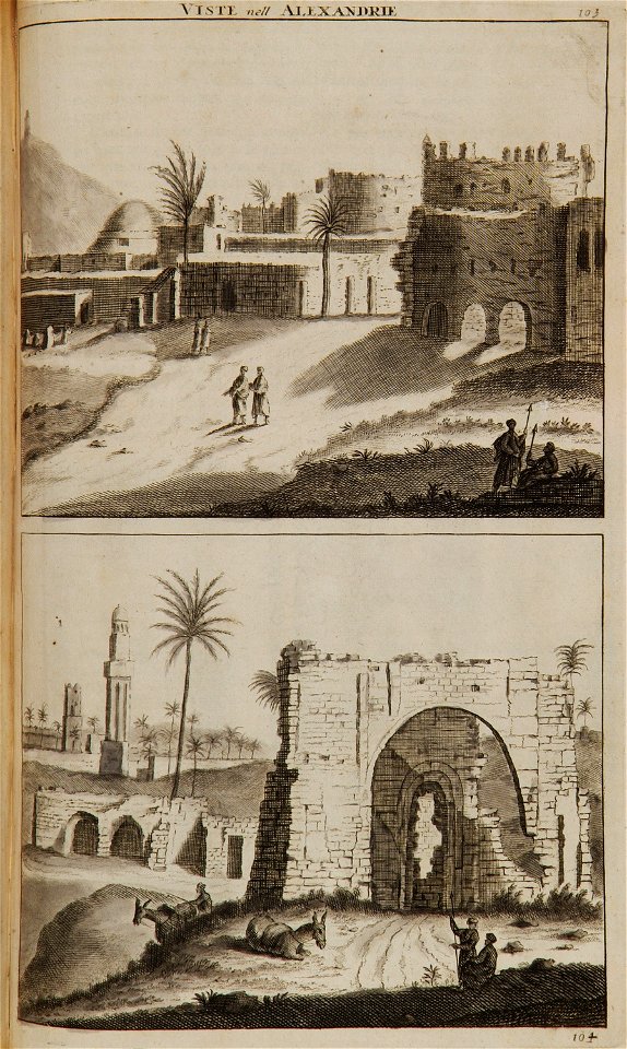 Viste nell' Alexandrie - Bruyn Cornelis De - 1714