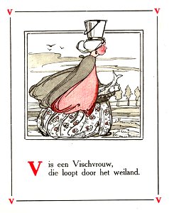 Vischvrouw uit A dat is Aafje (1918) van Bas van der Veer