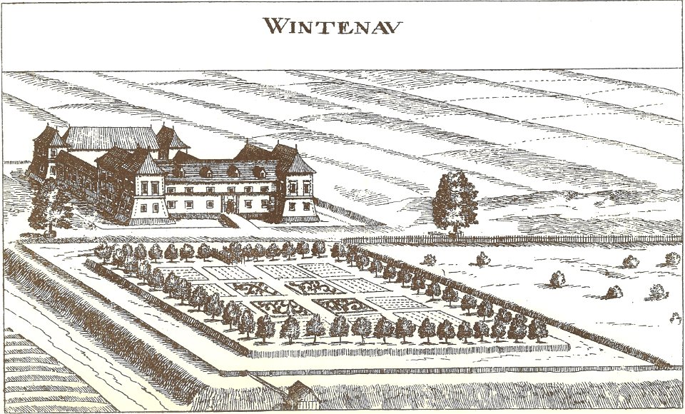 Vischer - Topographia Ducatus Stiriae - 479 Windenau bei Marburg - Betnava (2)
