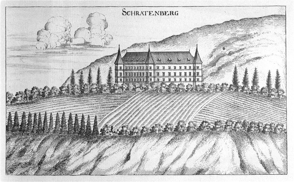 Vischer - Topographia Ducatus Stiriae - 383 Schrattenberg bei Scheifling