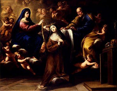 Visión del collar de santa Teresa (Andrea Vaccaro)