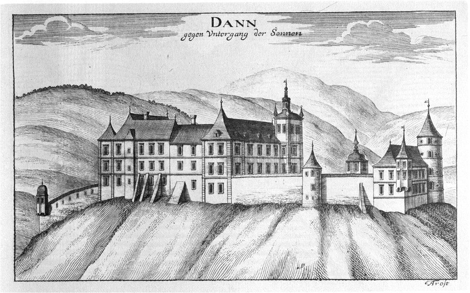 Vischer - Topographia Ducatus Stiriae - 435 Than bei Judenburg - Ostansicht