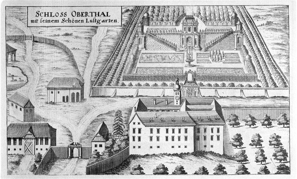 Vischer - Topographia Ducatus Stiriae - 427 Oberthal bei Graz