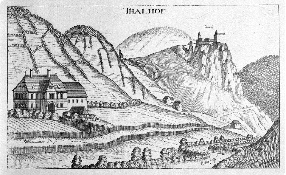 Vischer - Topographia Ducatus Stiriae - 431 Thalhof bei Rottenmann