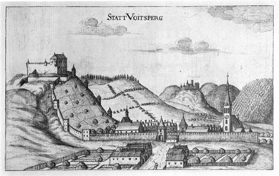 Vischer - Topographia Ducatus Stiriae - 451 Voitsberg