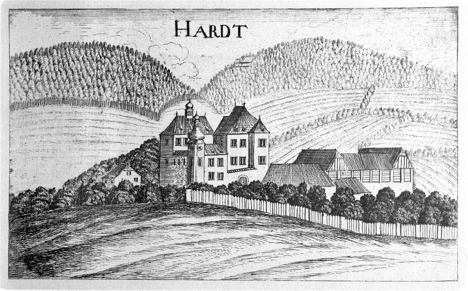 Vischer - Topographia Ducatus Stiria - 159 Hart im Mürztal