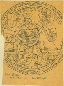 Vitaŭt Vialiki. Вітаўт Вялікі (Z. Gloger, 1407, 1900). Free illustration for personal and commercial use.