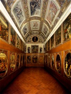 Vista del Studiolo de Francisco I