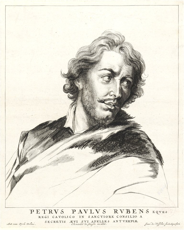 Portret van Peter Paul Rubens, RP-P-OB-61.868