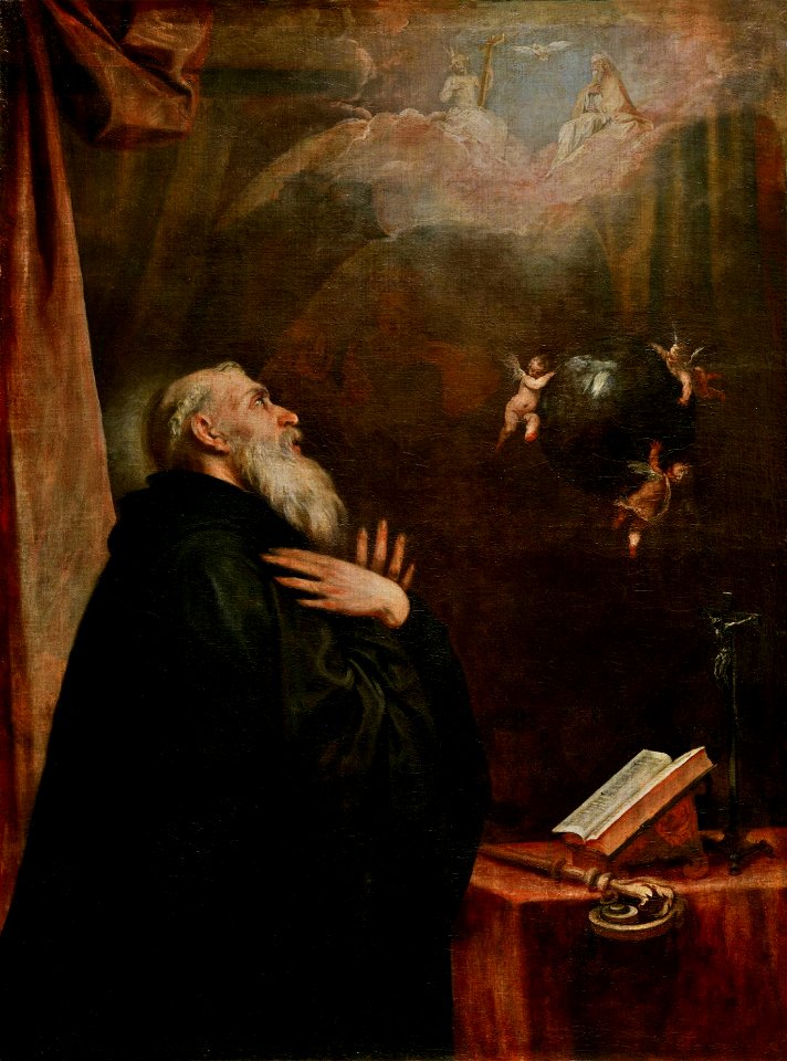 Visión de San Benito del globo y los tres ángeles (Museo del Prado)