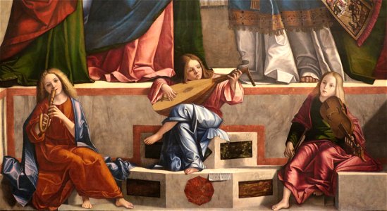 Vittore Carpaccio (Venezia 1460 c. - prima del giugno 1526) - dettaglio presentazione al tempio (1510) - Galleria dell'Accademia Venezia