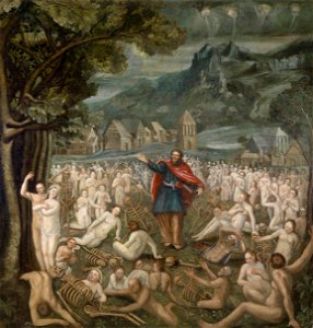 Vision des Ezechiel von der Auferstehung der Gebeine deutsch 17Jh