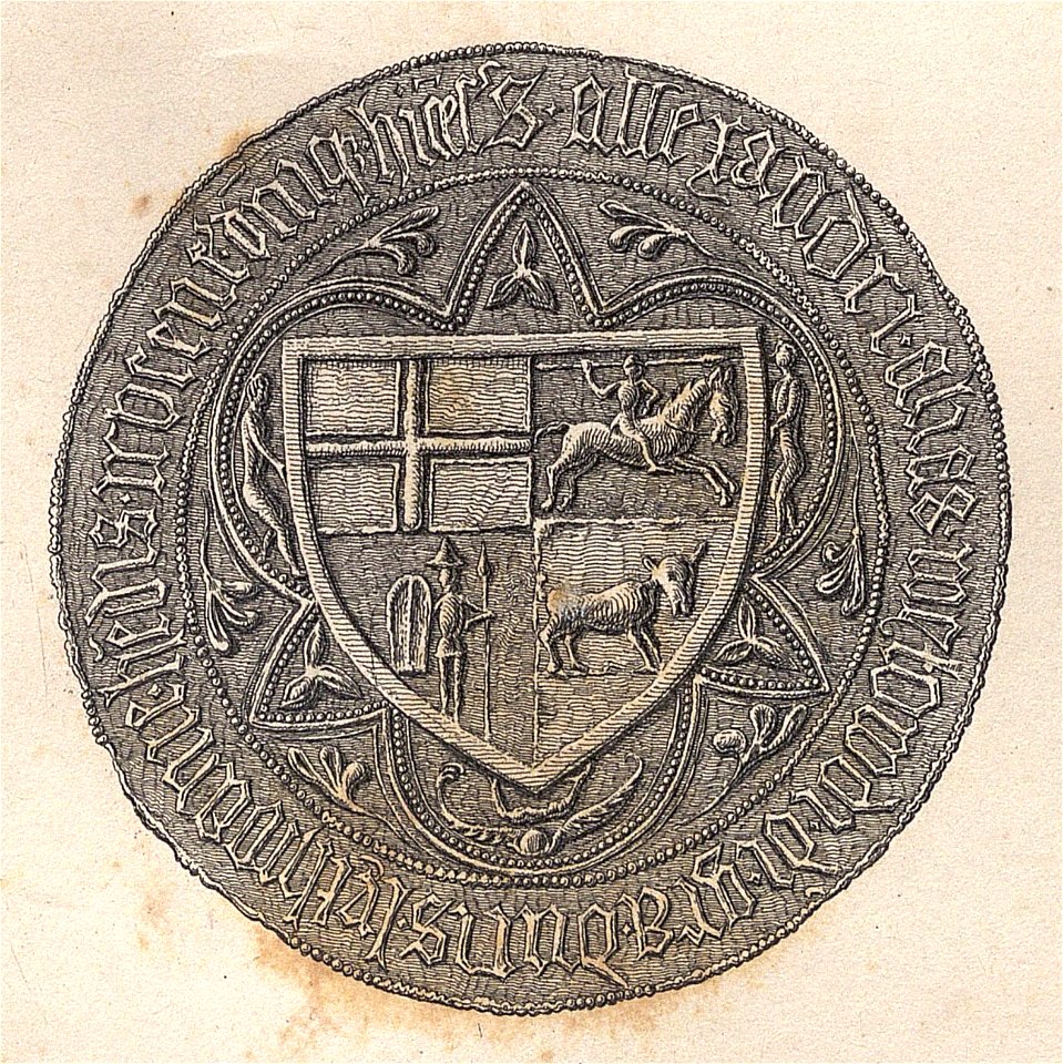 Vitaŭt Vialiki, Pahonia. Вітаўт Вялікі, Пагоня (K. Kielisiński, 1404, 1842)