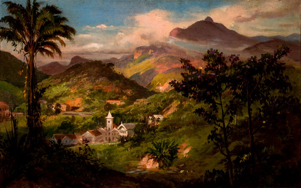 Vista de Petrópolis (atribuído), da Coleção Brasiliana Iconográfica
