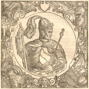 Vitaŭt Vialiki. Вітаўт Вялікі (A. Guagnini, 1578). Free illustration for personal and commercial use.