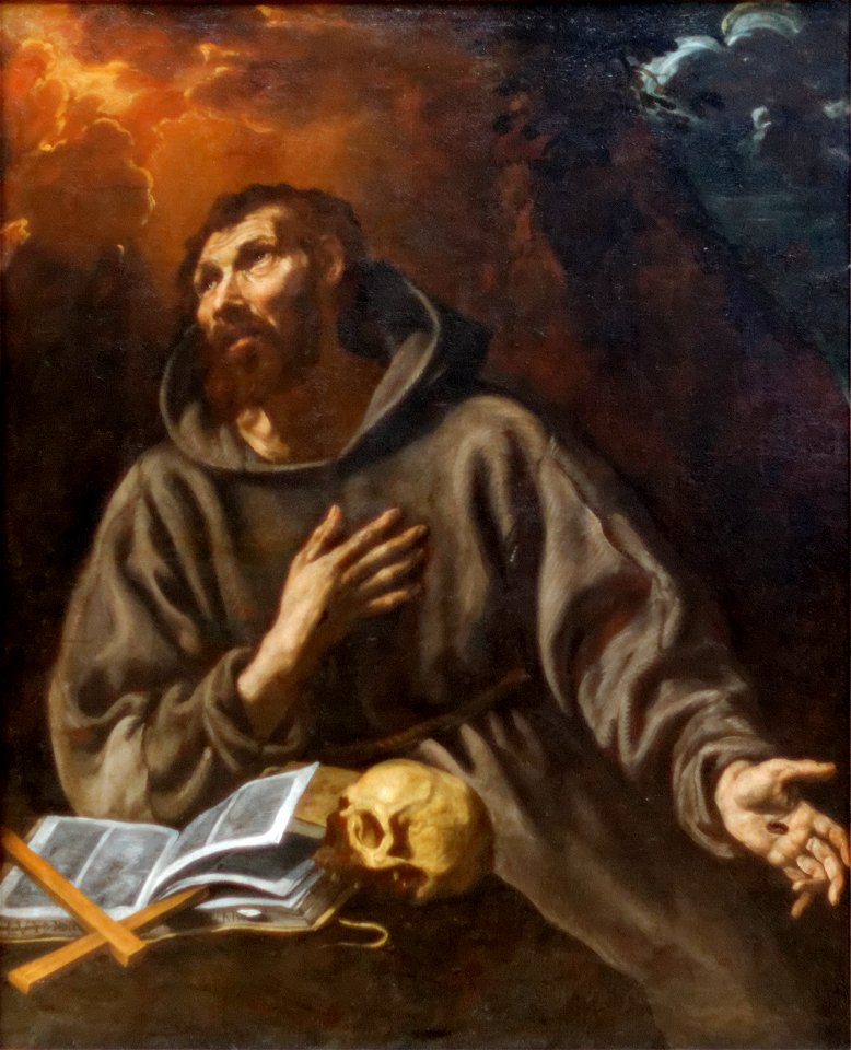 Vision of St Francis of Assisi, Tristan (Louvre RF 240) 02