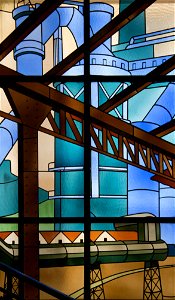 Vitraux Louis Majorelle, Grands Bureaux des Aciéries de Longwy 08