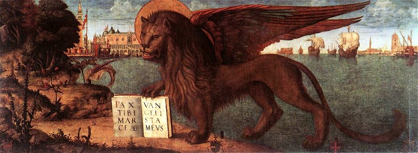 Vittore carpaccio, leone di san marco 02