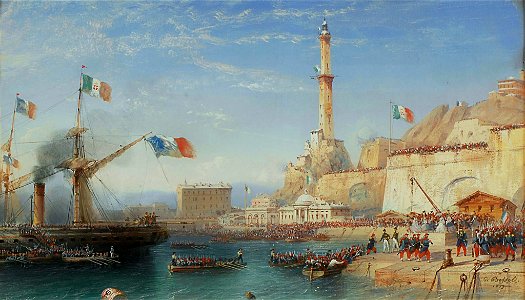 Visita di Napoleone III a Genova