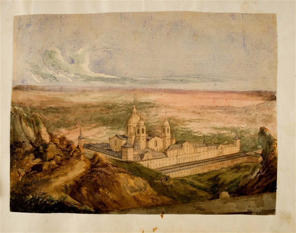 Vista del Monasterio de El Escorial Rico 2